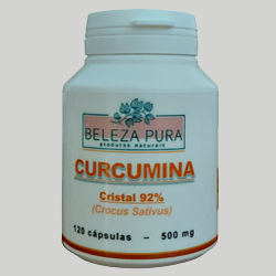 CURCUMINA CRISTAL 92% - 500 mg
