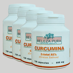 CURCUMINA CRISTAL 92% - 500 mg - Pague 3 Leve 4