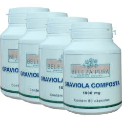 GRAVIOLA COMPOSTA - 1000 mg - Pague 3 leve 4